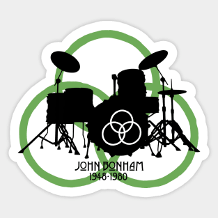 Bonzo Tribute Drums Moby Drummer Drumset Drumkit Symbol Gifts For Drummers Sticker